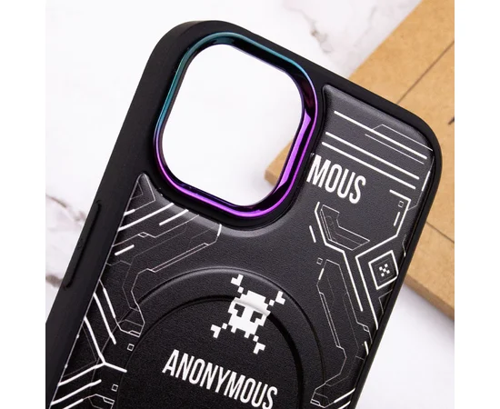 TPU+PC чехол Funny pictures with MagSafe для Apple iPhone 13 (6.1") Anonymous