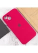 Чехол Silicone Case Full Camera Protective (AA) для Apple iPhone 13 (6.1") Красный / Rose Red