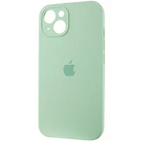 Чехол Silicone Case Full Camera Protective (AA) для Apple iPhone 13 (6.1") Зеленый / Pistachio