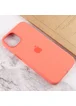 Чехол Silicone case (AAA) full with Magsafe and Animation для Apple iPhone 13 (6.1") Розовый / Pink Pomelo