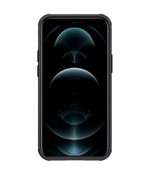 Карбонова накладка Nillkin Camshield (шторка на камеру) для Apple iPhone 13 (6.1 ") Чорний / Black