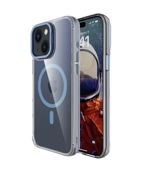 Чехол TPU Space Case Apex with MagSafe для Apple iPhone 13 / 14 / 15 (6.1") Navy Blue