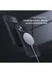 TPU+PC чехол Nillkin Textured Pro Magnetic для Apple iPhone 13 (6.1") Черный
