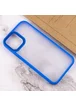 TPU + PC чохол Metal Buttons для Apple iPhone 13 (6.1 ") Блакитний