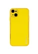 Кожаный чехол Xshield для Apple iPhone 13 (6.1") Желтый / Yellow
