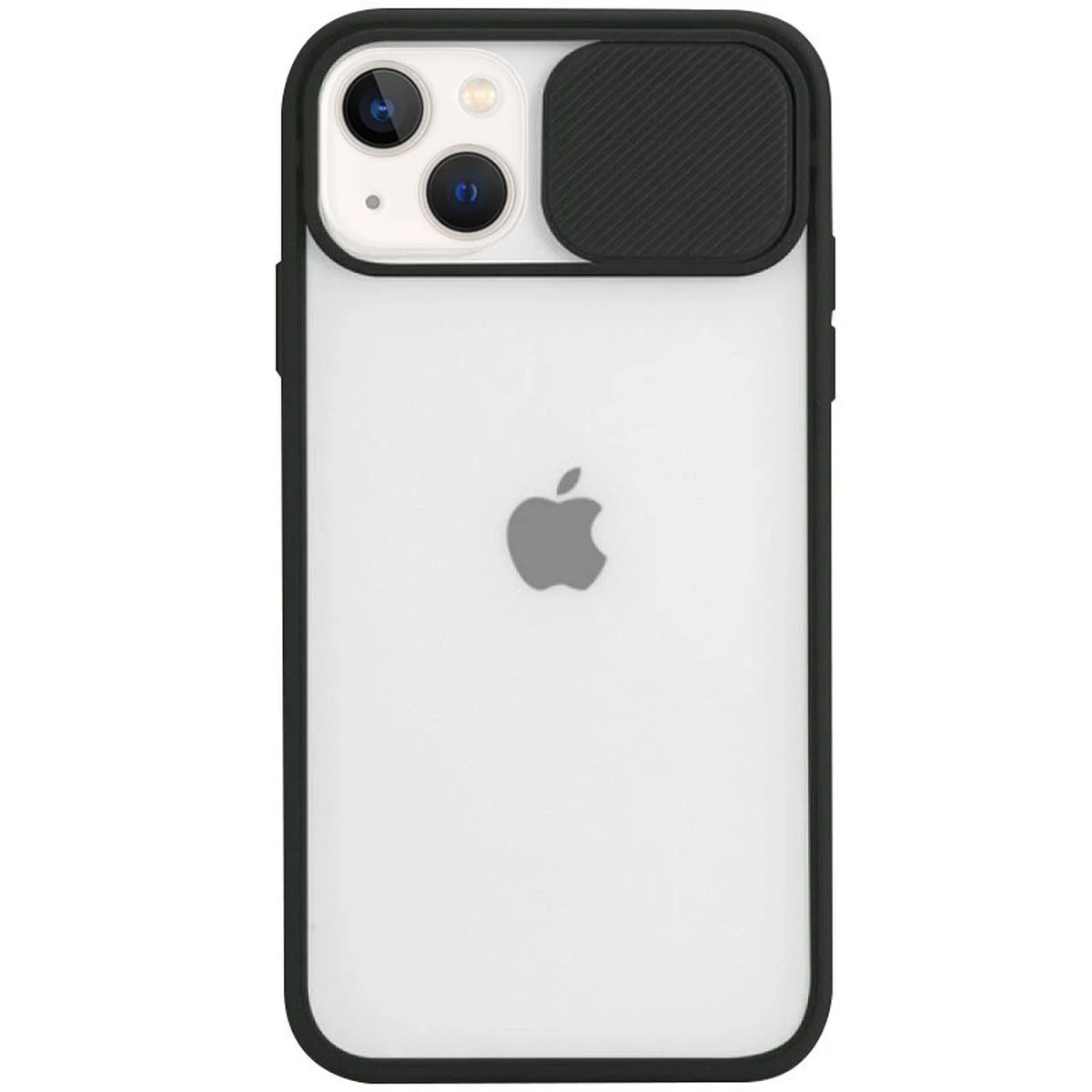 Чехол Camshield mate TPU со шторкой для камеры для Apple iPhone 13 (6.1") Черный