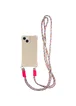 Чехол TPU CrossBody with straps для Apple iPhone 13 (6.1") Antique White