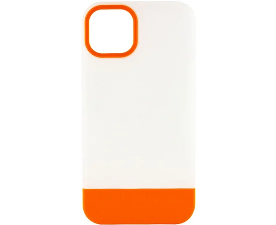 Чехол TPU+PC Bichromatic для Apple iPhone 13 (6.1") Matte / Orange