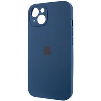 Чехол Silicone Case Full Camera Protective (AA) для Apple iPhone 13 (6.1") Синий / Abyss Blue