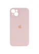 Чехол Silicone Case Full Camera Protective (AA) для Apple iPhone 13 (6.1") Розовый / Pink Sand