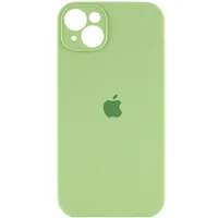 Чохол Silicone Case Full Camera Protective (AA) Apple iPhone 13 (6.1") М'ятний / Mint / PVH
