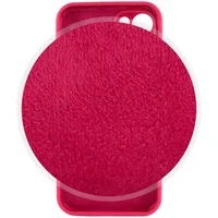 Чохол Silicone Case Full Camera Protective (AA) Apple iPhone 13 (6.1") Червоний / Rose Red / PVH