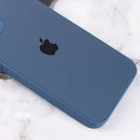 TPU+Glass чохол Matte Candy Full camera для Apple iPhone 13 (6.1") Синій