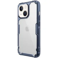 TPU чехол Nillkin Nature Series для Apple iPhone 13 (6.1") Синий (прозрачный)