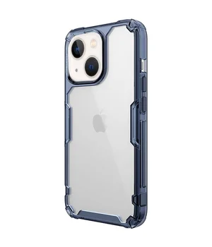 TPU чохол Nillkin Nature Series для Apple iPhone 13 (6.1") Синій (прозорий)