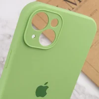 Чохол Silicone Case Full Camera Protective (AA) Apple iPhone 13 (6.1") М'ятний / Mint
