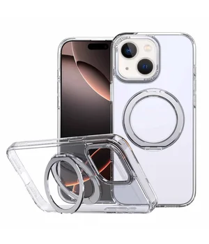 Чехол TPU+PC Empire with MagSafe and Ring для Apple iPhone 13 / 14 (6.1") Clear
