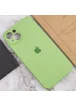 Чехол Silicone Case Full Camera Protective (AA) для Apple iPhone 13 (6.1") Мятный / Mint / PVH