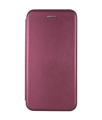 Шкіряний чохол-книжка Classy для Apple iPhone 13 (6.1") Бордовий