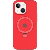 Чехол Silicone Case Full Protective with Ring для Apple iPhone 13 / 14 (6.1") Red
