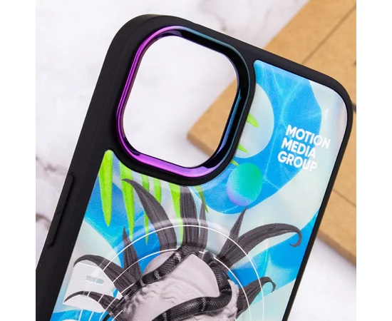 TPU+PC чехол Funny pictures with MagSafe для Apple iPhone 13 (6.1") Colossus