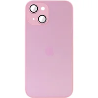 Чехол TPU+Glass Sapphire matte case для Apple iPhone 13 (6.1") Chanel Pink
