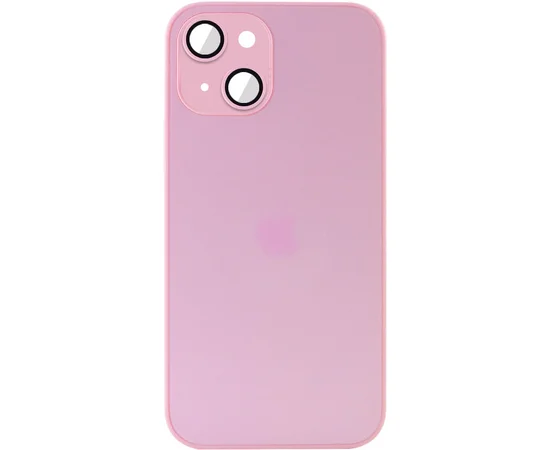 Чехол TPU+Glass Sapphire matte case для Apple iPhone 13 (6.1") Chanel Pink