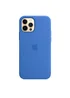Чехол Silicone Case Full Protective (AA) для Apple iPhone 13 (6.1") Синий / Capri Blue