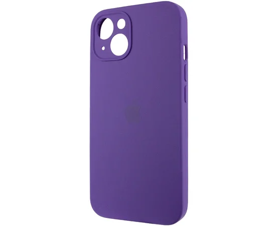 Чехол Silicone Case Full Camera Protective (AA) для Apple iPhone 13 (6.1") Фиолетовый / Amethyst