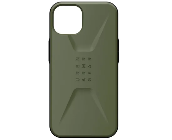 Чехол TPU UAG CIVILIAN series для Apple iPhone 13 (6.1") Зеленый