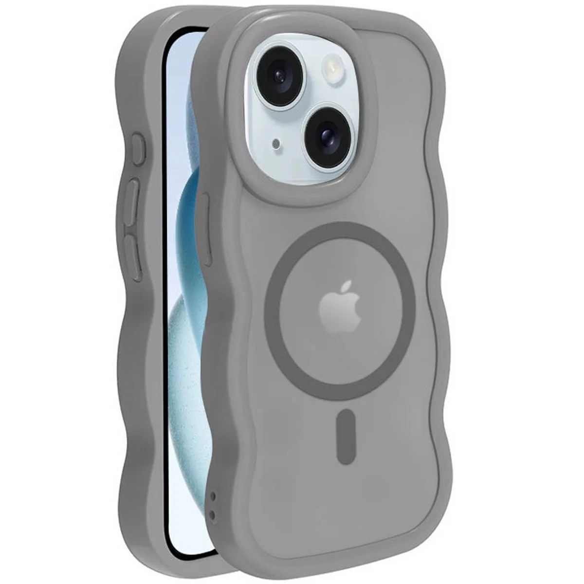 Чохол TPU+PC Undine with MagSafe для Apple iPhone 13 / 14 (6.1") Grey