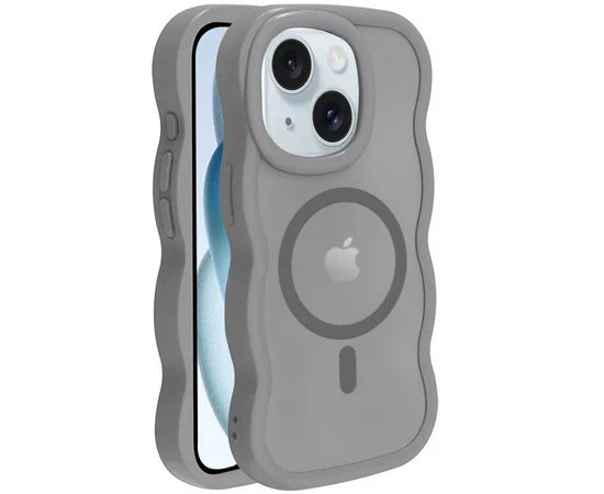 Чехол TPU+PC Undine with MagSafe для Apple iPhone 13 / 14 (6.1") Grey