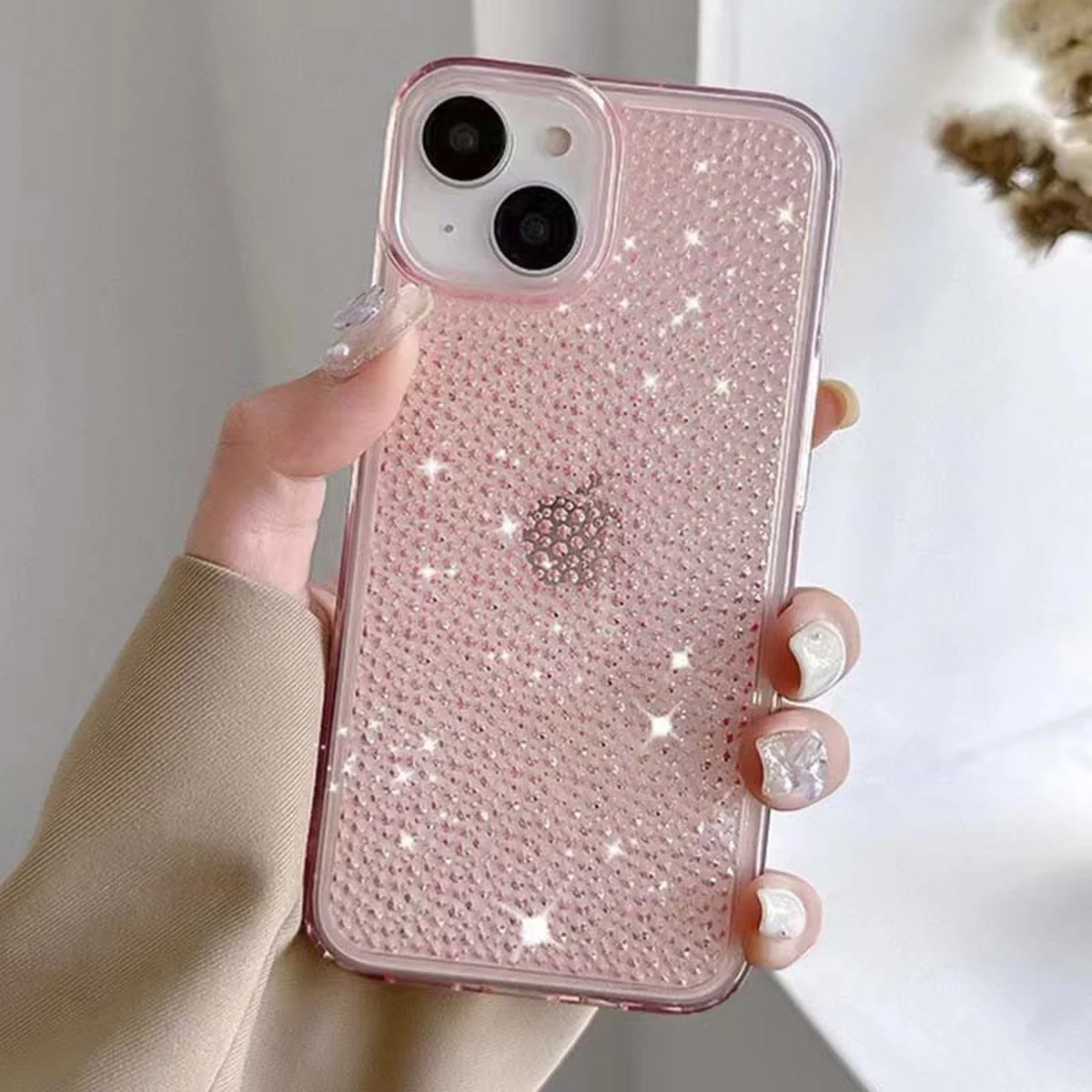 Чохол TPU Shine для Apple iPhone 13/14 (6.1") Pink