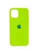 Чехол Silicone Case Full Protective (AA) для Apple iPhone 13 (6.1") Салатовый / Neon Green