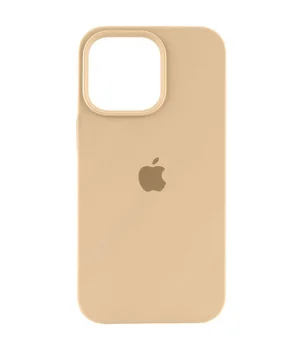 Чохол Silicone Case (AA) Logo with MagSafe для Apple iPhone 13 (6.1") Бежевий / Desert Gold