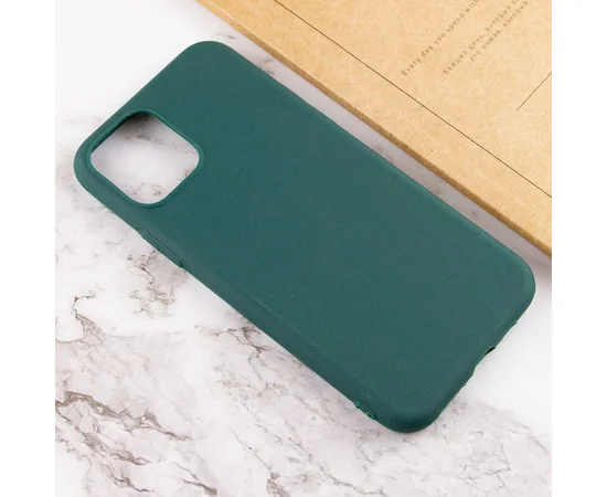 Силиконовый чехол Candy для Apple iPhone 13 (6.1") Зеленый / Forest green