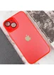 Чехол TPU+Glass Sapphire Midnight для Apple iPhone 13 (6.1") Красный / Red