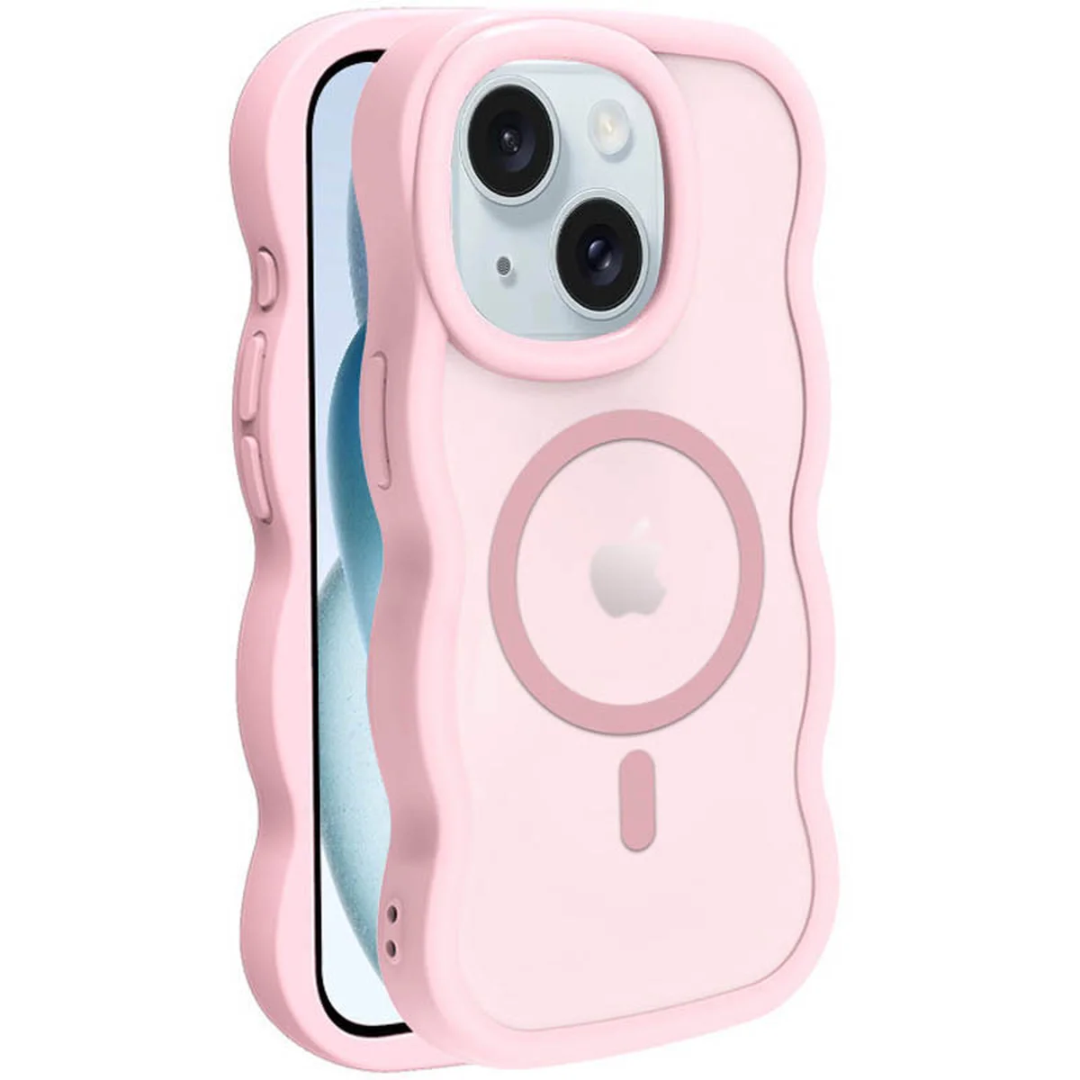 Чехол TPU+PC Undine with MagSafe для Apple iPhone 13 / 14 (6.1") Pink
