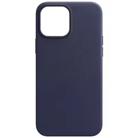 Кожаный чехол Leather Case (AA) with MagSafe для Apple iPhone 13 (6.1") Violet
