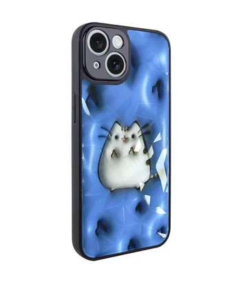 TPU+PC чехол Prisma Fluffie для Apple iPhone 13 (6.1") Pusheen TPU+PC чехол Prisma Fluffie для Apple iPhone 13 (6.1") Pusheen