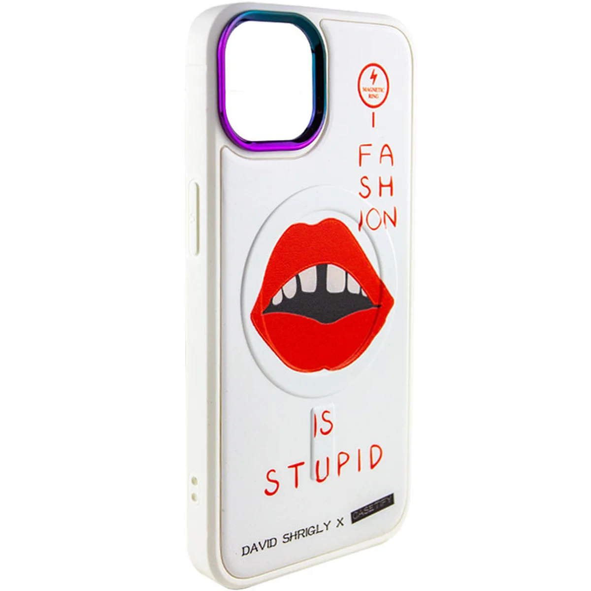 TPU+PC чехол Funny pictures with MagSafe для Apple iPhone 13 (6.1") Fashion