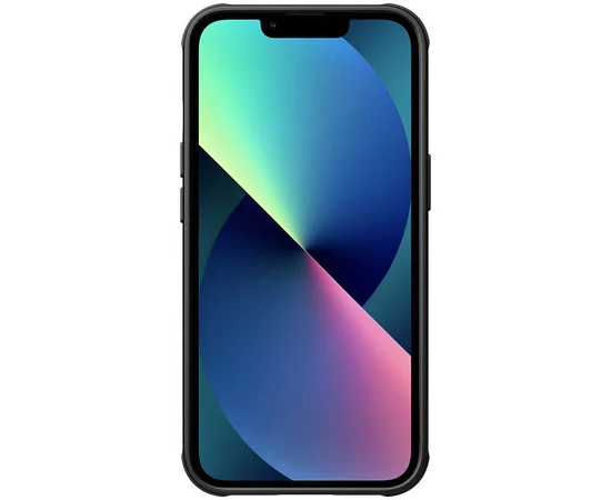 TPU+PC чехол Nillkin Textured Pro Magnetic для Apple iPhone 13 (6.1") Черный