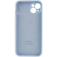 Чехол Silicone Case Full Camera Protective (AA) для Apple iPhone 13 (6.1") Голубой / Sweet Blue / PVH