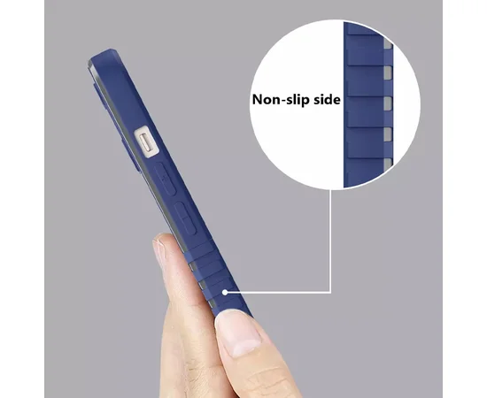 Чехол TPU+PC TRAVEL Carbon для Apple iPhone 13 (6.1") Синий