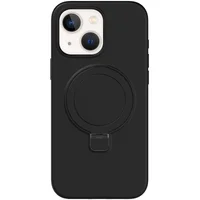 Чехол Silicone Case Full Protective NO LOGO with Ring для Apple iPhone 13 / 14 (6.1") Black