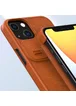 Кожаный чехол (книжка) Nillkin Qin Pro Camshield для Apple iPhone 13 (6.1") Коричневый