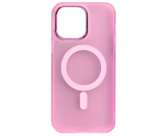 Чехол TPU+PC Lily with MagSafe для Apple iPhone 13 (6.1") Light Pink