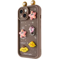 Чохол TPU Toys Case with Ears для Apple iPhone 13 (6.1") Brown