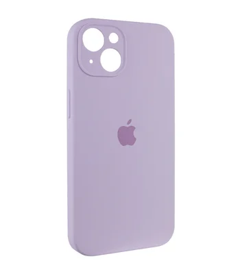 Чохол Silicone Case Full Camera Protective (AA) для Apple iPhone 13 (6.1") Бузковий / Lilac