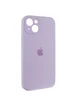 Чехол Silicone Case Full Camera Protective (AA) для Apple iPhone 13 (6.1") Сиреневый / Lilac
